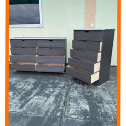 Dresser set / Five and eight drawers dresser
