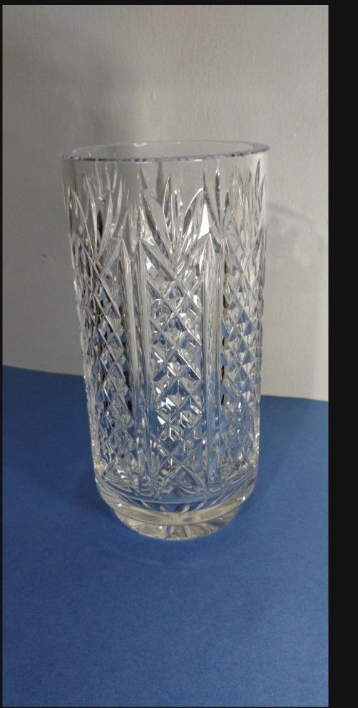 WATERFORD CRYSTAL VASE 8"×4" 