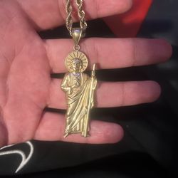 San Judas W Rope Chain