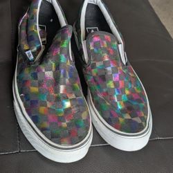 Men's multicolored checkered Board Vans