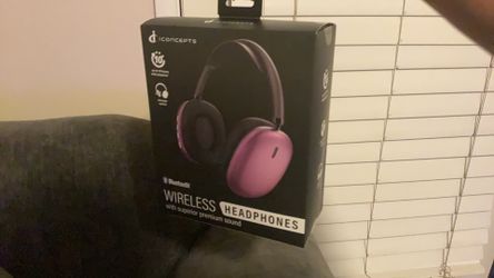 Pink iconcepts wireless headphones