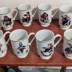 Norman Rockwell Mugs 
