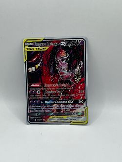 Non TCG Pokemon Empress & Gengar Gx Tag Team Fan Art Card
