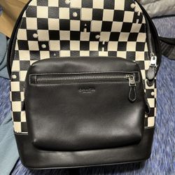 New Coach Checkerboard Backpack