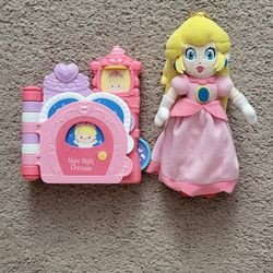 Practicaly New Fisher Price Princess Storybook And Doll Plush ( Used Once).