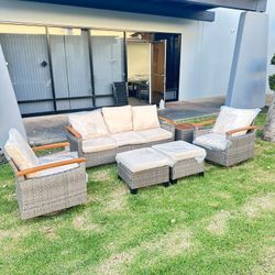 6pc Outdoor Patio Furniture Set