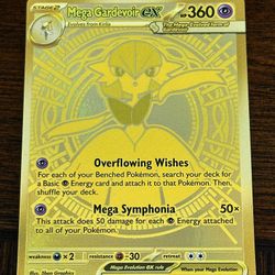 Mega Gardevoir - 187/132 (Mega Hyper Rare Gold Card)