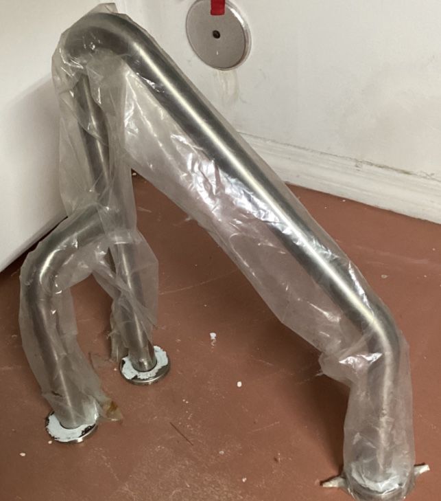 2 New Safety Grab Bars For Bathroom Stainless Steel 3 ways Anchors For Only $65.00 Or Fair Best Offer