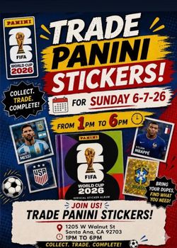 Panini World Cup sticker exchange