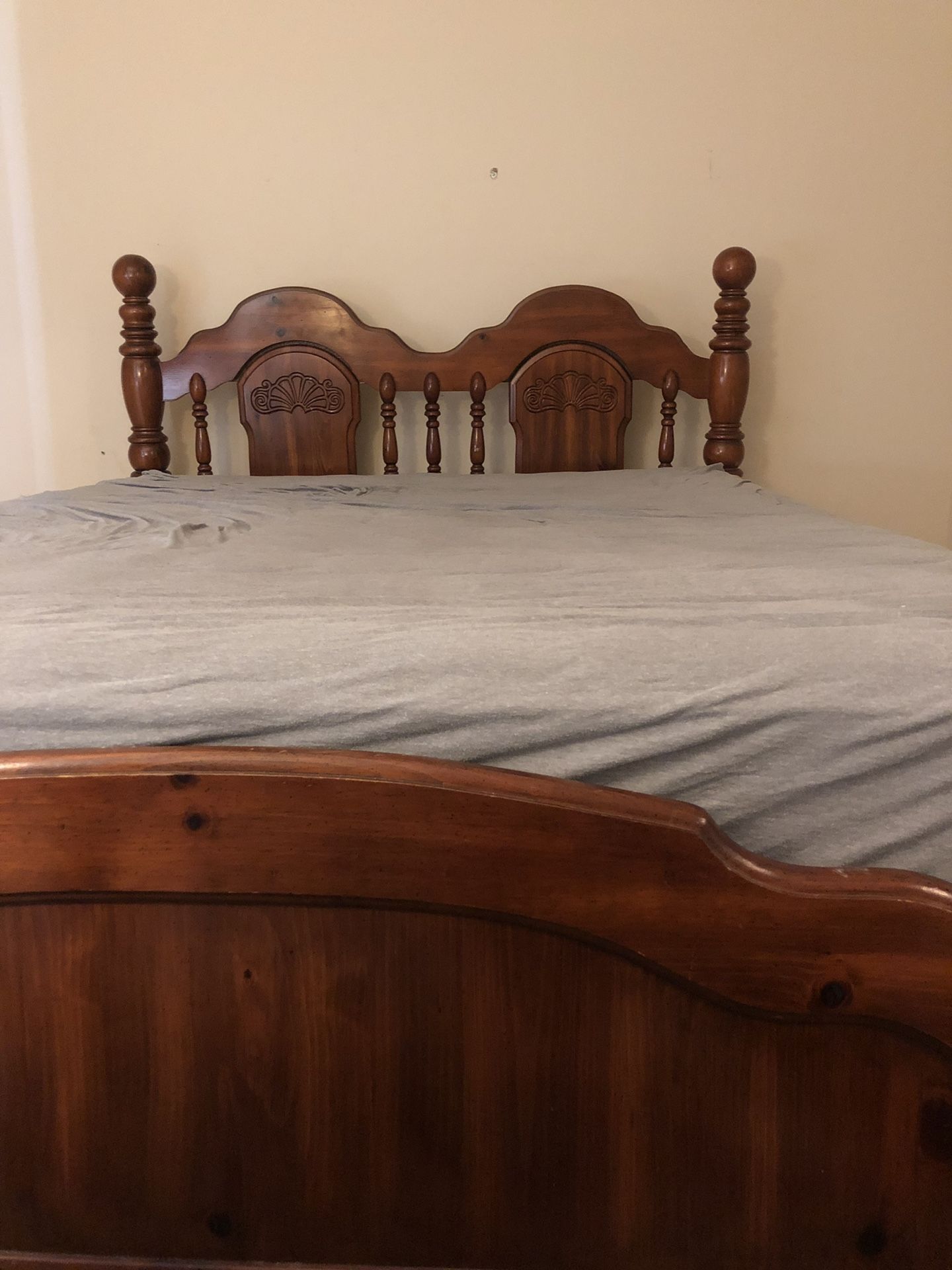 Queen bed frame