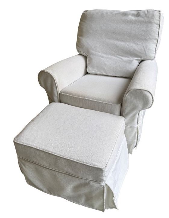 Pottery Barn Glide Rocker And Ottoman