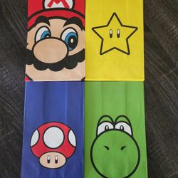 Super Mario Party Favor Bags $4