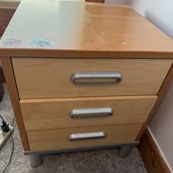 Small End Table With Drawers