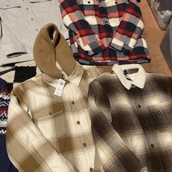 Hollister Men Plaid Jackets 