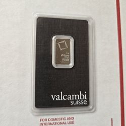 5 Gram Valcambi Suisse Platinum Bar