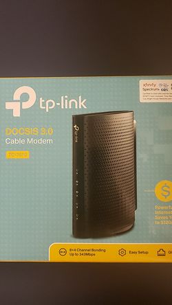 Tp link docsis modem tc-7610 works with optimum spectrum and xfinity