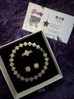 18k Gold Plated & Gold Filled Jewelry Set