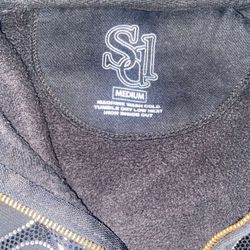 Black SDL Zip Up 