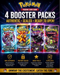 Pokemon 4 Pack Bubdle