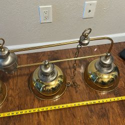 Industrial Brass Light 