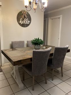 Herringbone Dinning Table