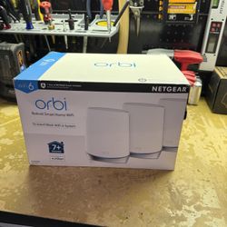Netgear Orbi Mesh WiFi 6 Router - AX4200 RBK753S