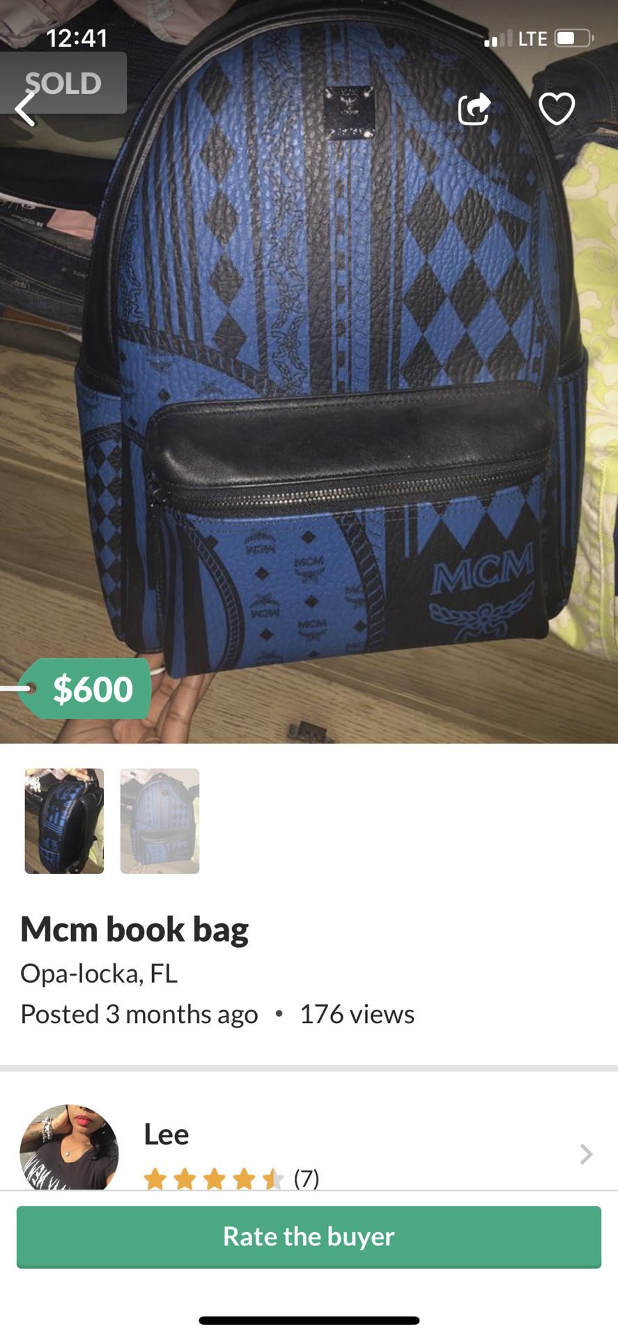 Mcm book bag