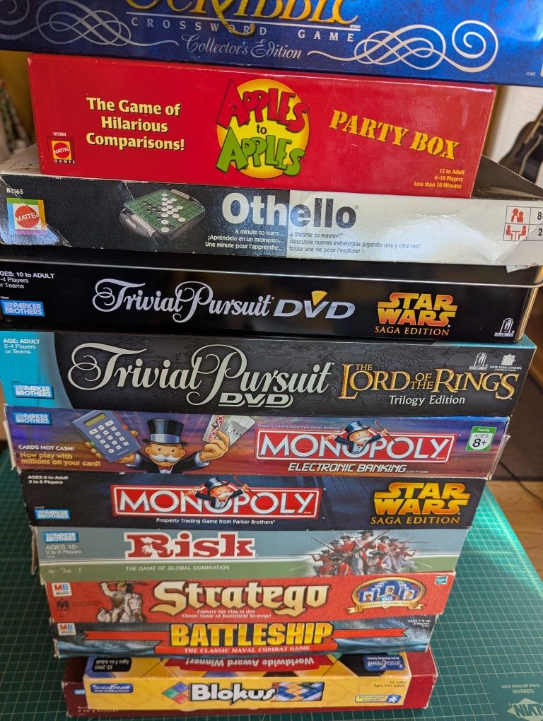 Assorted Board Games (Qty. 17)