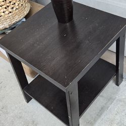 Free End Table And Decorative Plant