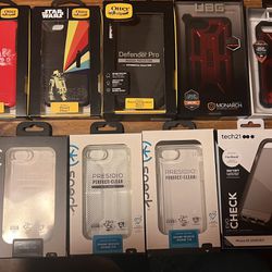 iPhone Case Lot for iPhone 7, 8, SE (2nd & 3rd Generation)