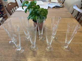 Beer Glasses With Etching