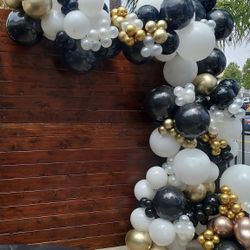Backdrops And Balloon Garlands