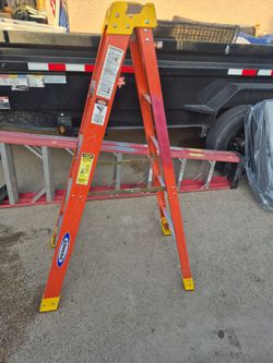 5'ft WERNER LADDER in very good condition $90