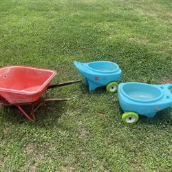 Kids Garden Carts And Wheelbarrow 