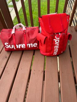 Red Duffle + Backpack Deal