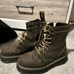 Jadon Boot Arc Crazy Horse Platforms  