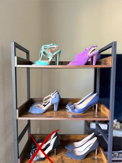 Various designer heels read description