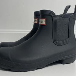 Hunter Original Chelsea Ankle Rain Boots NAVY, Women’s Size US 7