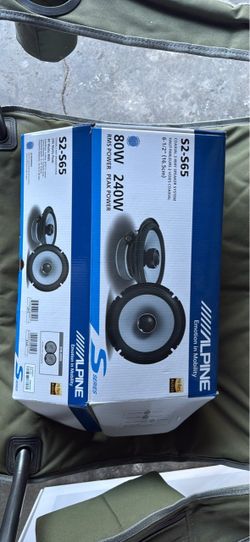 Alpine S2-S65 6.5" Coaxial Car Speakers