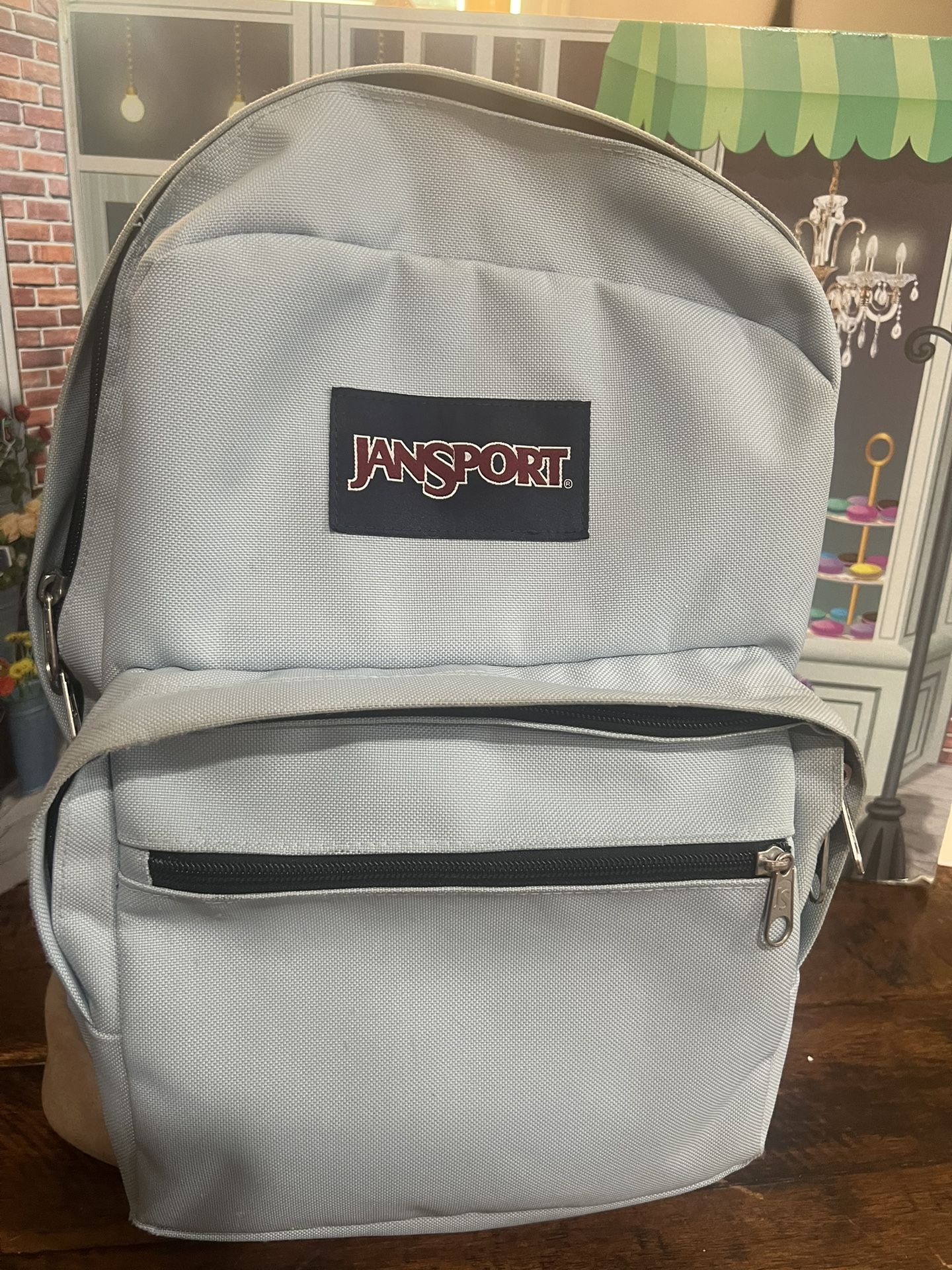JanSport Large Student Backpack $25(light Blue Color)