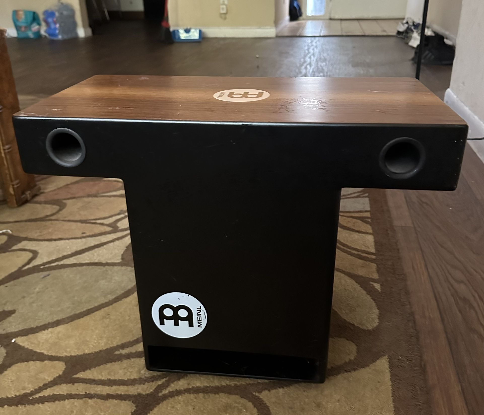 Meinl Percussion Pickup Turbo Slaptop Cajon - Walnut