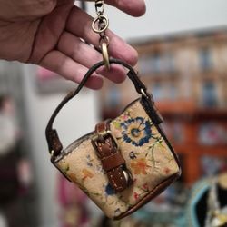 New Patricia Nash bag charm floral unique!