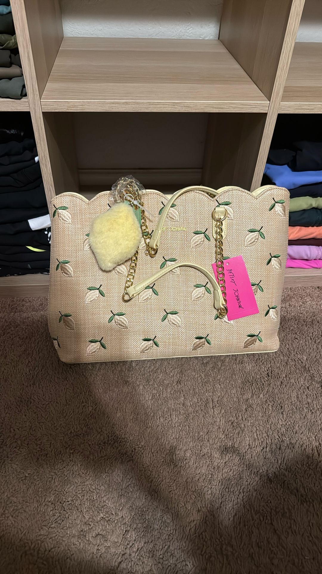 Betsy Johnson Big Lemon Purse