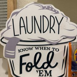 Laundry Sign 