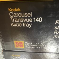 Kodak Carousel Tranvue 140 Slide trays (x5)