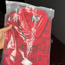 Red Armani Polo 