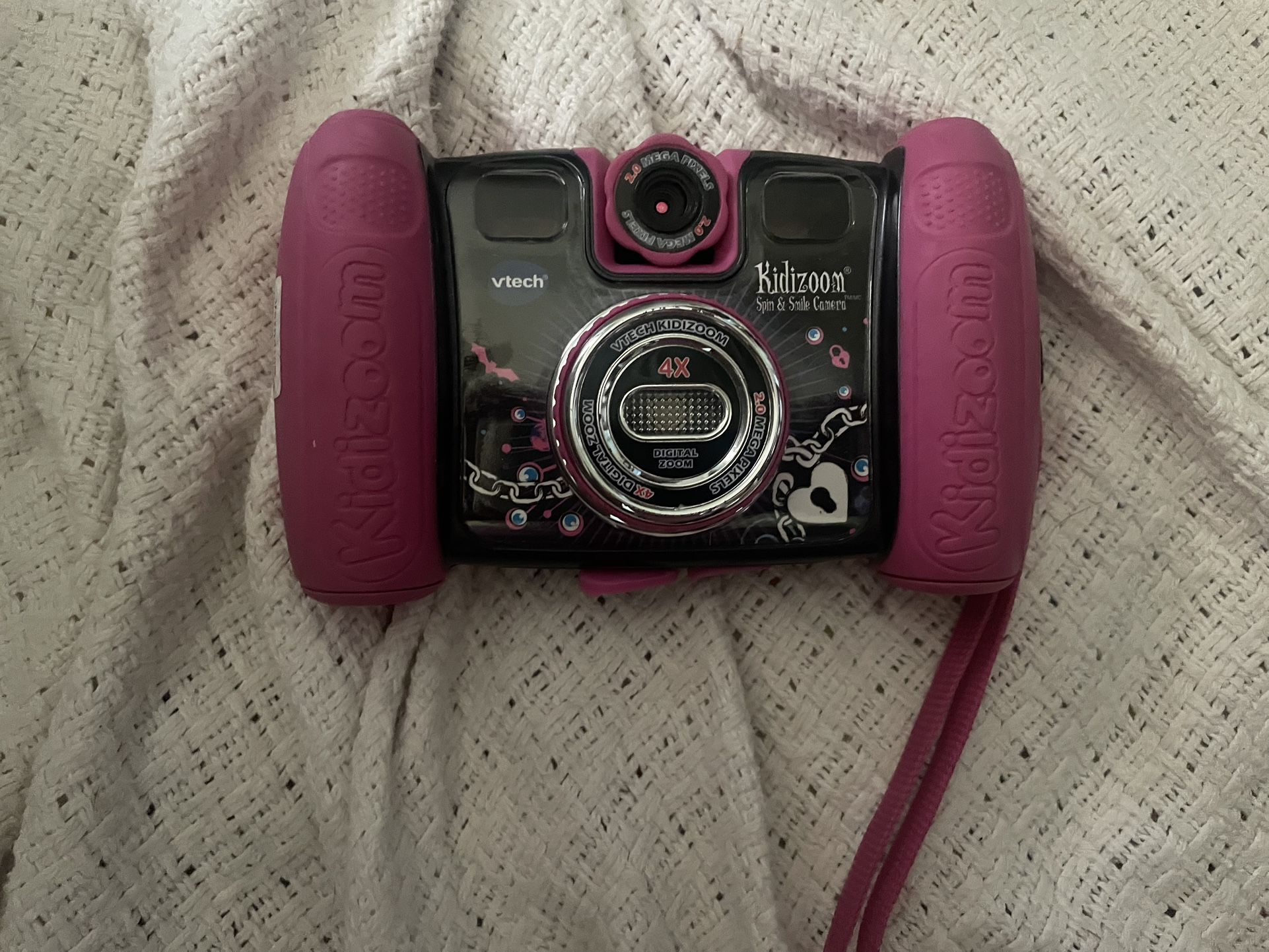 V Tec Kidizoom Spin And Smile Camera For Children Looks New