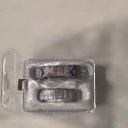 Iced Out Teeth Grills w/ Blue Stones (One set) – Premium Style – Brand New – $60