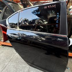 2013 - 2017 Honda Accord rear door Passenger Side Black JC238 