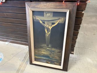 Vintage “Christ of St. John of the Cross” by Salvador Dali Ganymed Turnstile Print